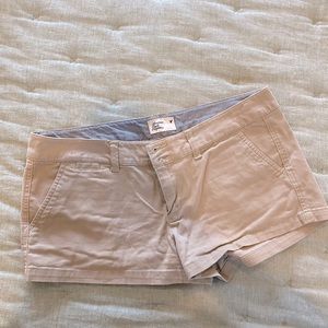 American Eagle Stretch Khaki Shorts